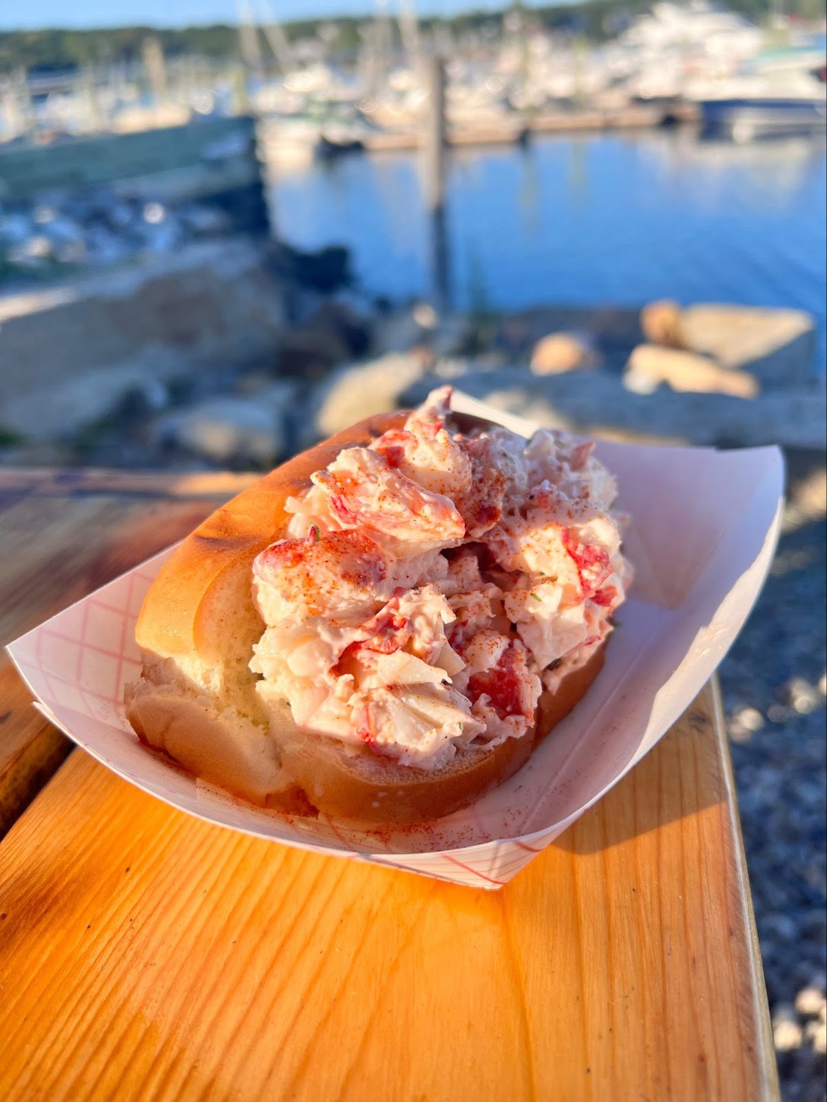 A legendary Maine Lobster Roll on a classic bun